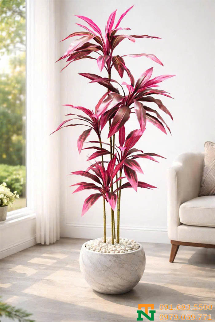 Cây huyết dụ nhân tạo đẹp sang