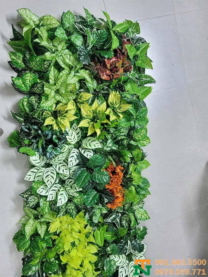 Cây xanh giả tường đẹp