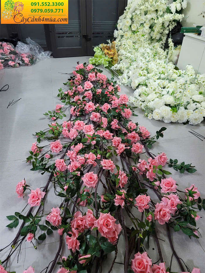 Giàn hoa hồng giả cao cấp