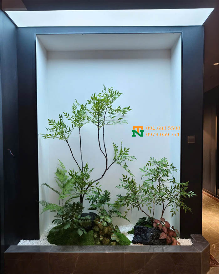 Tiểu cảnh nam thiền trúc sang đẹp