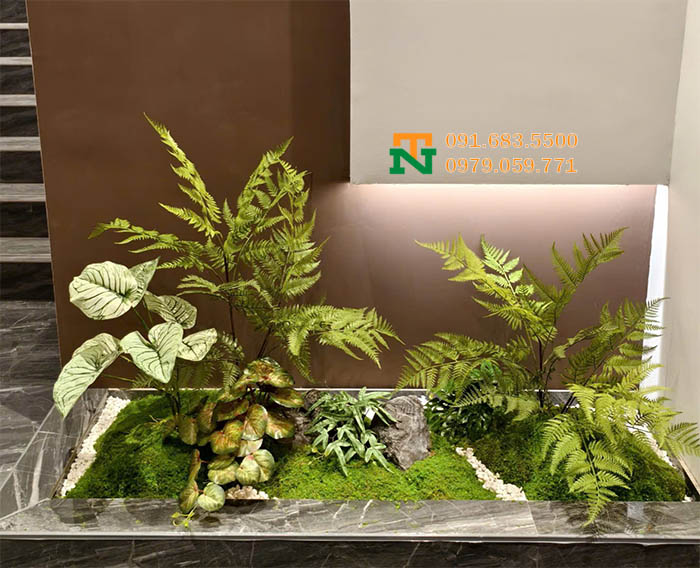 Tiểu cảnh nam thiền trúc sang